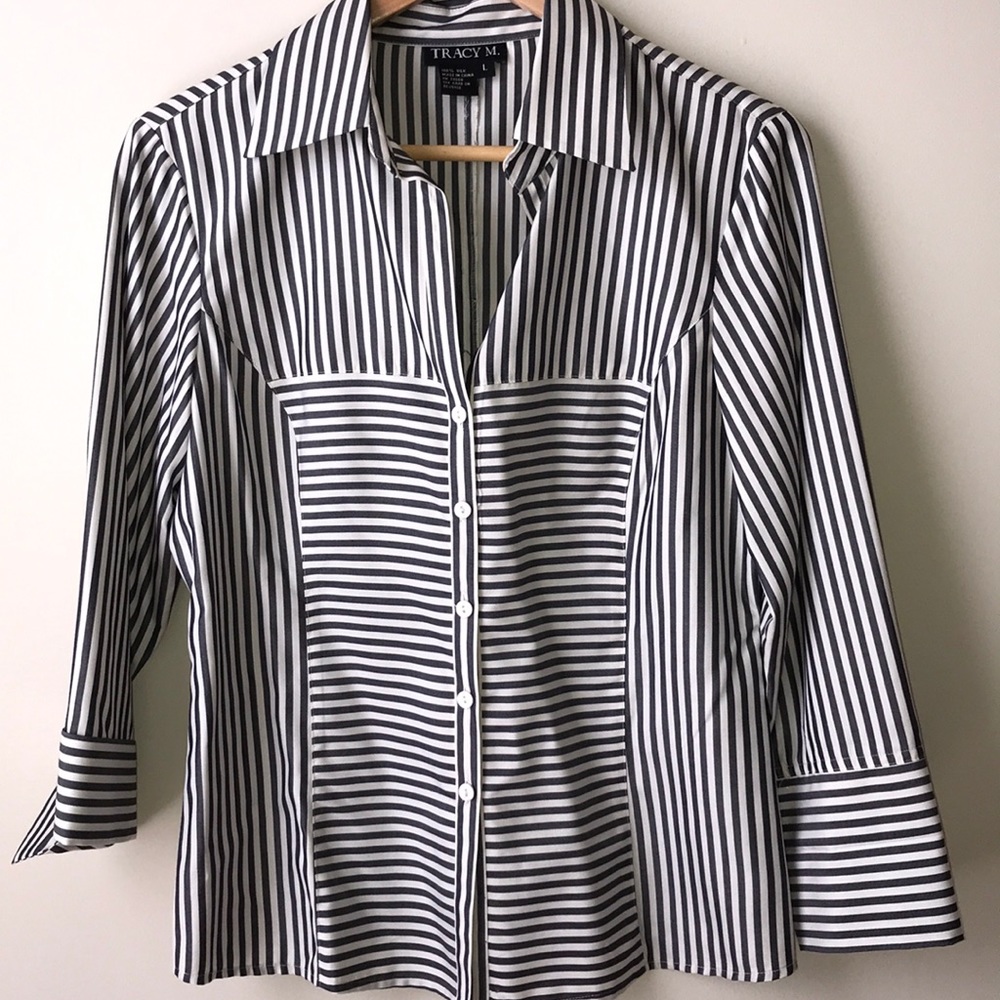 Tracy M.  Silk blouse
